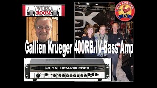 Video thumbnail for Gallion Kruger 400 RB Bass Amp Review and Company History Info by Gene Thorpe's Little Red Rooster TV