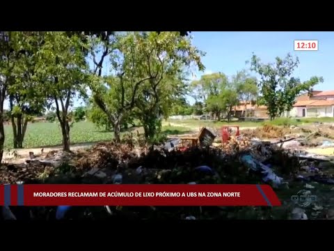 Moradores reclamam de acúmulo de lixo próximo a UBS na zona norte 23 09 2022