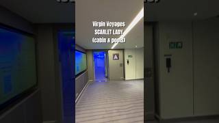 Virgin Voyages Insider cabin plus pool deck! #virginvoyages #scarletlady #cruise #cruisetips