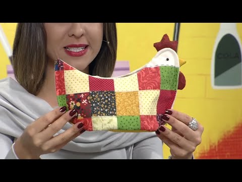 Mulher.com 17/07/2013 Vivi Prado - Galinha porta pão Parte 2/2