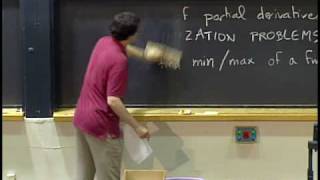 Lec 9: Max-min problems; least squares | MIT 18.02 Multivariable Calculus, Fall 2007