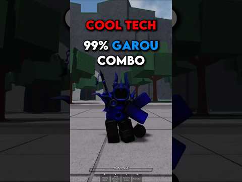 Cool Tech 99% Garou Combo || The Strongest Battlegrounds