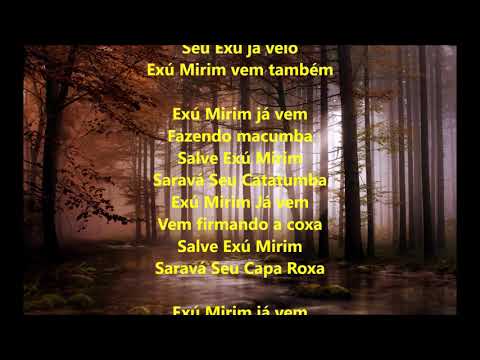 Pontos de Exú Mirim com letra