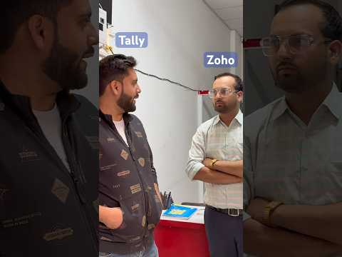 Tally sikhe ya Zoho books ? #share #accountingsoftware #viral #zoho #zohobooks #tallyprime #viral
