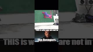 Uh oh didn’t get approved to be an avenger ￼￼