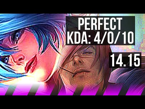 SONA & Jhin vs SETT & Kai'Sa (SUP) | 4/0/10, 70% winrate, Rank 10 Sona | EUW Grandmaster | 14.15