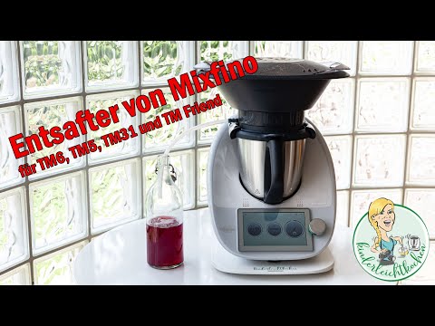 Juicer extension from MixFino for the Thermomix TM6, TM5, TM31 and TM Friend