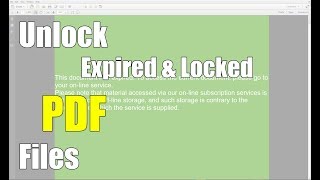 Fix PDF This document has expired - How to Open Expired PDF