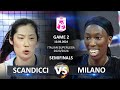 Semifinals of Italian Volleyball LVF SerieA1 2023/2024 | Scandicci vs Milano