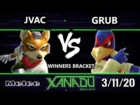 S@X 345 Winners Round 2 - Jvac (Fox) Vs. grub (Falco) Smash Melee - SSBM
