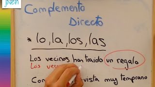 Complemento directo.