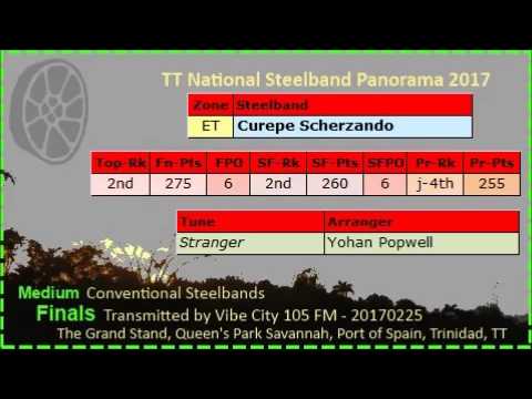 Pano Finals Medium 2017 - Curepe Scherzando Steel Orchestra - Stranger (Arr Yohan Popwell)