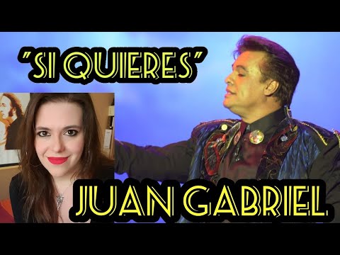 Juan Gabriel "Si Quieres" Live - First Time Reaction