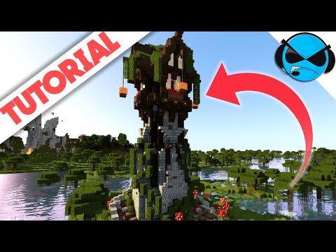How To Build A Epic Witch Tower Minecraft Tutorial ► Minecraft Witch Village Let's Build Episode 1
