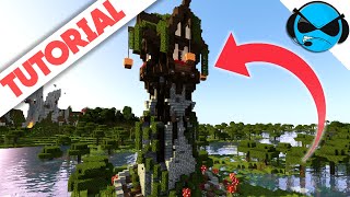 How To Build A Epic Witch Tower Minecraft Tutorial ► Minecraft Witch Village Let's Build Episode 1