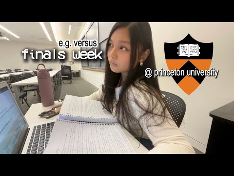 surviving finals week at princeton university🎧 ivy league study vlog
