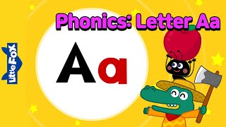 파닉스송 | 파닉스동요 Aa | Ant Aligator Ax Apple | 리틀팍스