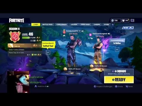 fortnite xp grind - playing with subs cross platform open lobby season 6 grind  playing with subs cross platform open lobby season 6 grind - fortnite xp grind