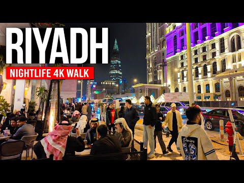 RIYADH, Saudi Arabia 🇸🇦 Real Nightlife in the Kingdom | 4K Walking Tour
