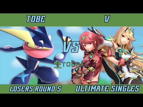 Tilted by Togael Losers Round 5 - Tobe (Greninja) vs. V (Wolf, Pythra) - SSBU