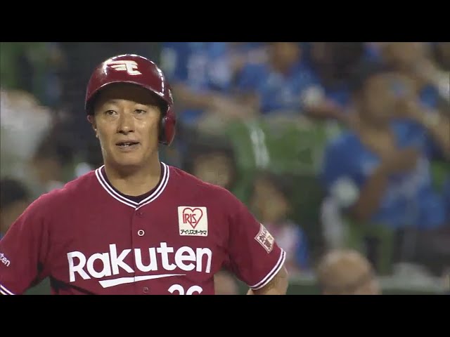 【6回表】 走者一掃の一打!! イーグルス・渡辺直の右中間へのタイムリー3ベースでダメ押し!! 2018/7/20 L-E