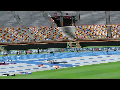 S/F2. 4oom Hurdles Open Men, 100th Australian Athletics Championships, QSAC 31 March 2023