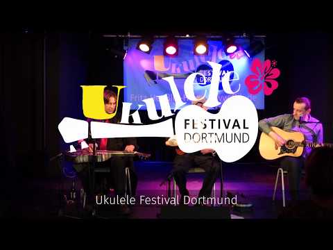 The Ukulele Uff Trio spielen "Cryin' for the Carolines"  auf dem Ukulele Festival Dortmund 2018