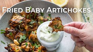 Fried Baby Artichokes Recipe - You'll might want to make a triple batch. Too good!