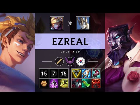 Ezreal Mid vs Galio - KR Master Patch 25.17