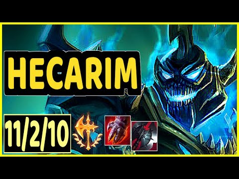 HECARIM VS JARVAN IV - 11/2/10 KDA JUNGLE GAMEPLAY CHALLENGER I