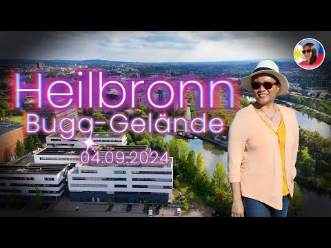 Heilbronn von oben 🇩🇪 | Atemberaubender Drohnenflug entlang des Neckars (4K)