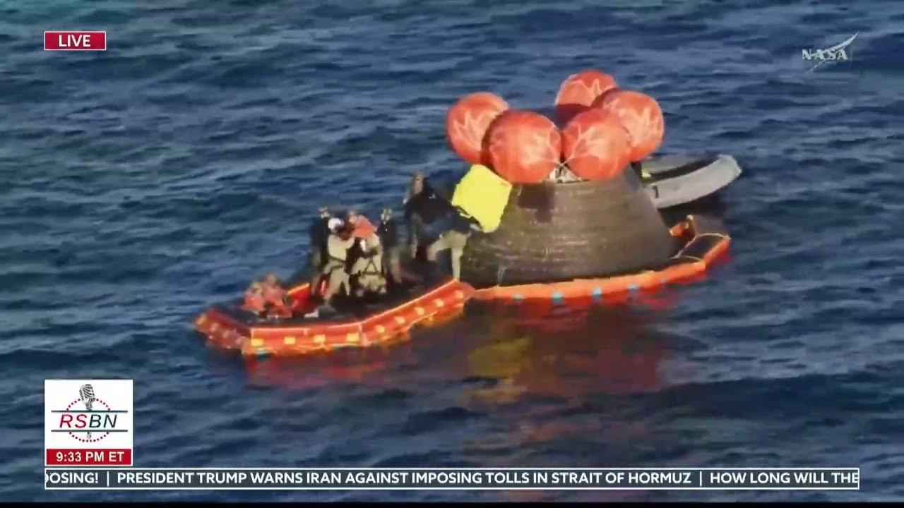 WATCH: Countless Applause as All of the Artemis II Crew Has Left the Spacecraft- 04/10/26