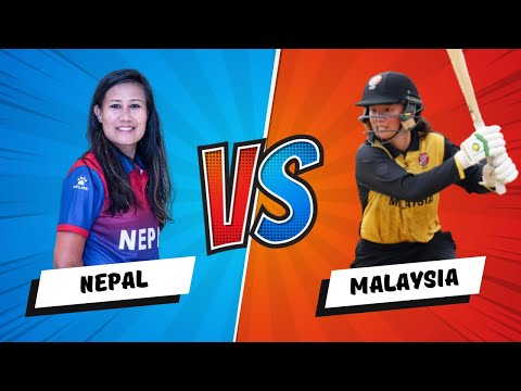 NEPAL'S WOMEN VS MALAYSIA'S WOMEN QUADRANGULAR T20I SERIES 2ND MATCH LIVE || NEP VS MAL