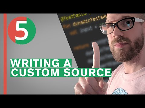 Writing a custom Source for Parameterized Tests in JUnit 5