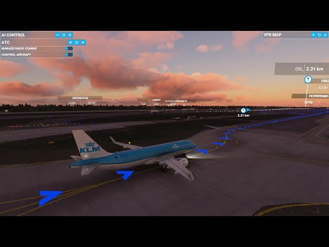 Microsoft Flight Simulator 2020 Ultra - London to Amsterdam full flight [No commentary]