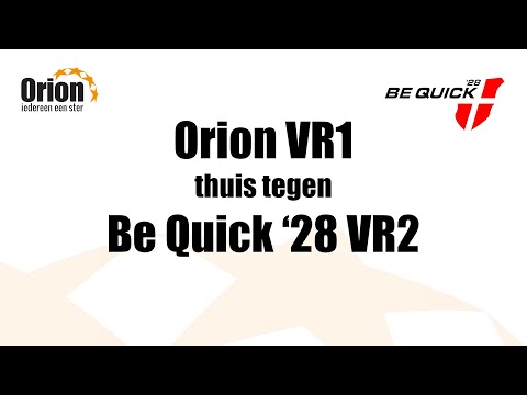 Orion VR1 vs Be Quick'28 VR2 (17 dec 2022)