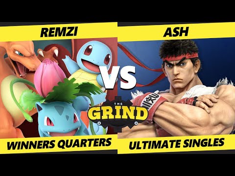 The Grind 171 Winners Quarters - Remzi (Pokemon Trainer) Vs. Ash (Ryu) Smash Ultimate - SSBU