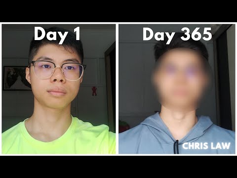 Ergebnisse nach 365 Tagen Mewing (12. Monat)