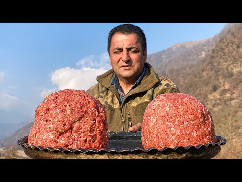Homemade Meatballs with Potatoes and Chickpeas! A dish of minced meat in the form of balls