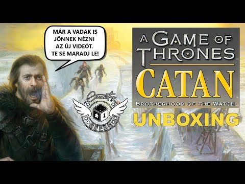 Trónok Harca Catan - Az Őrség Testvérisége / társasjáték - játékbontás - County Geeks