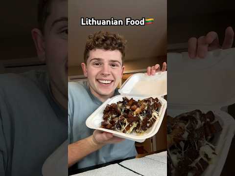 Eating and Rating Lithuanian Food For The First Time!