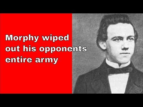Paul Morphy vs Benjamin C Tilghman: Philadelphia 1859