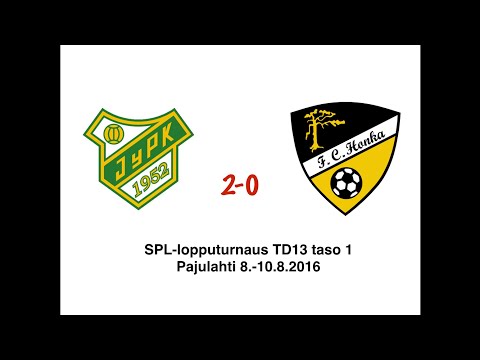 SPL TD13 Pajulahti Cup 2016 JyPK - Honka