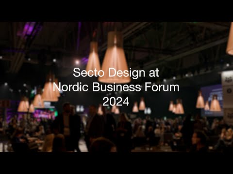 Secto Design lamps at Nordic Business Forum 2024