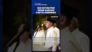 Gantikan Posisi Sandiaga Uno, Eks Ketum PSSI Mochamad Iriawan Resmi Gabung Partai Gerindra