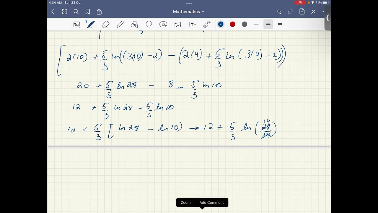 Integration lecture 7