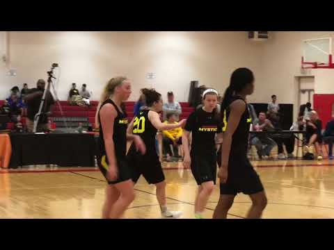Michigan Crossover Brown (EYBL) used a big second half run to beat a very talented Michigan Mystics