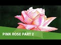 Watercolor Painting Tutorial - Pink Rose - PART 2 ...