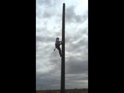 Pole climb