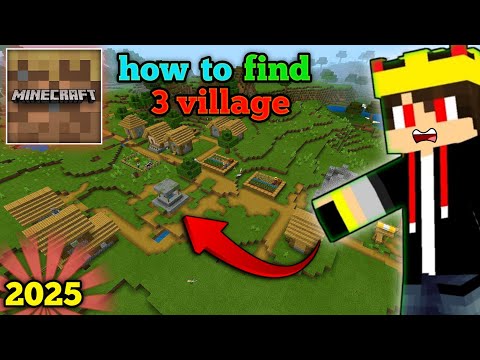 How to Find 3 Villages in Minecraft Trial ||🔥  how to find villags (New Update 1.21.113)